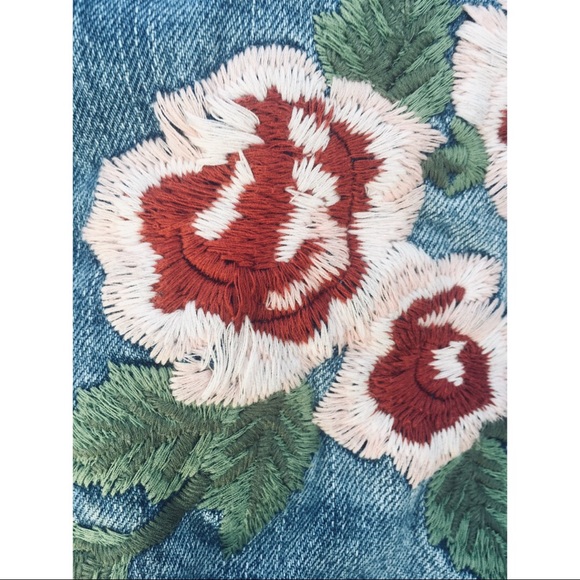 🥀 Free People Wild Rose Embroidered skirt!!! - Picture 8 of 13